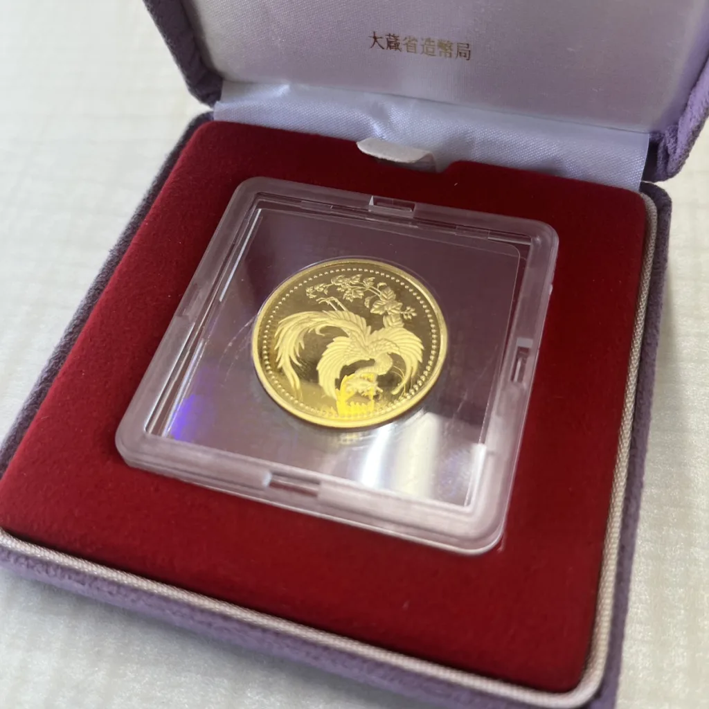 買取情報(天皇陛下御即位記念1万円金貨)2026年1月31日＠岐阜県岐阜市の